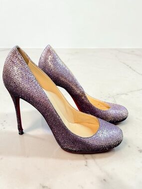 Louis Vuitton Iridescent Lavender Stiletto Pumps